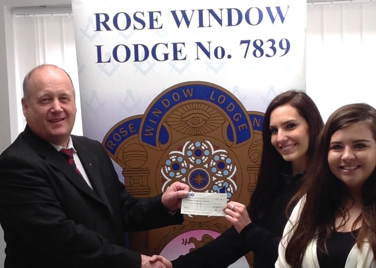 RoseMasonLodge_ChequePresentation